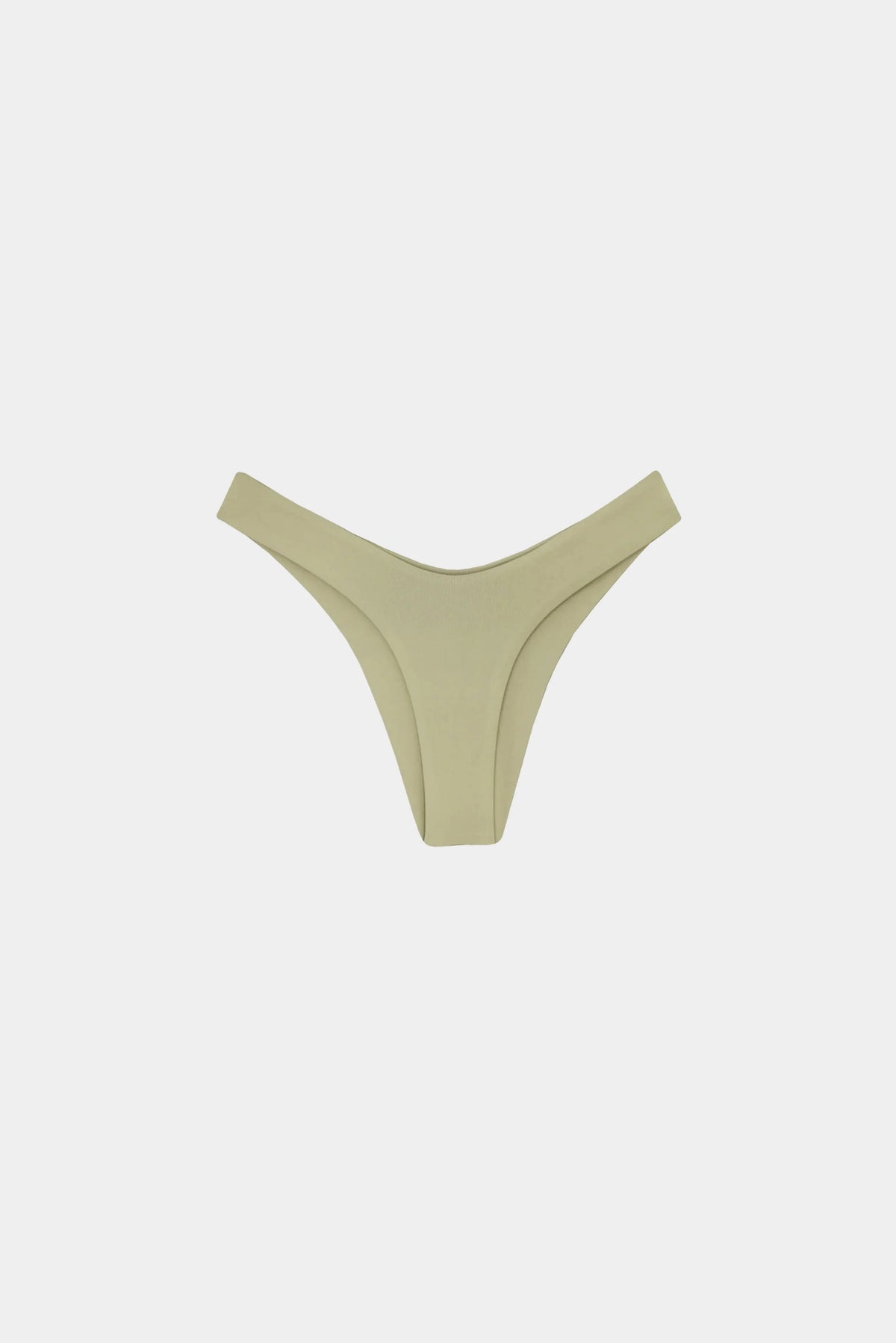 Tanga asa delta verde com laterais largas e modelagem cavada Ostra