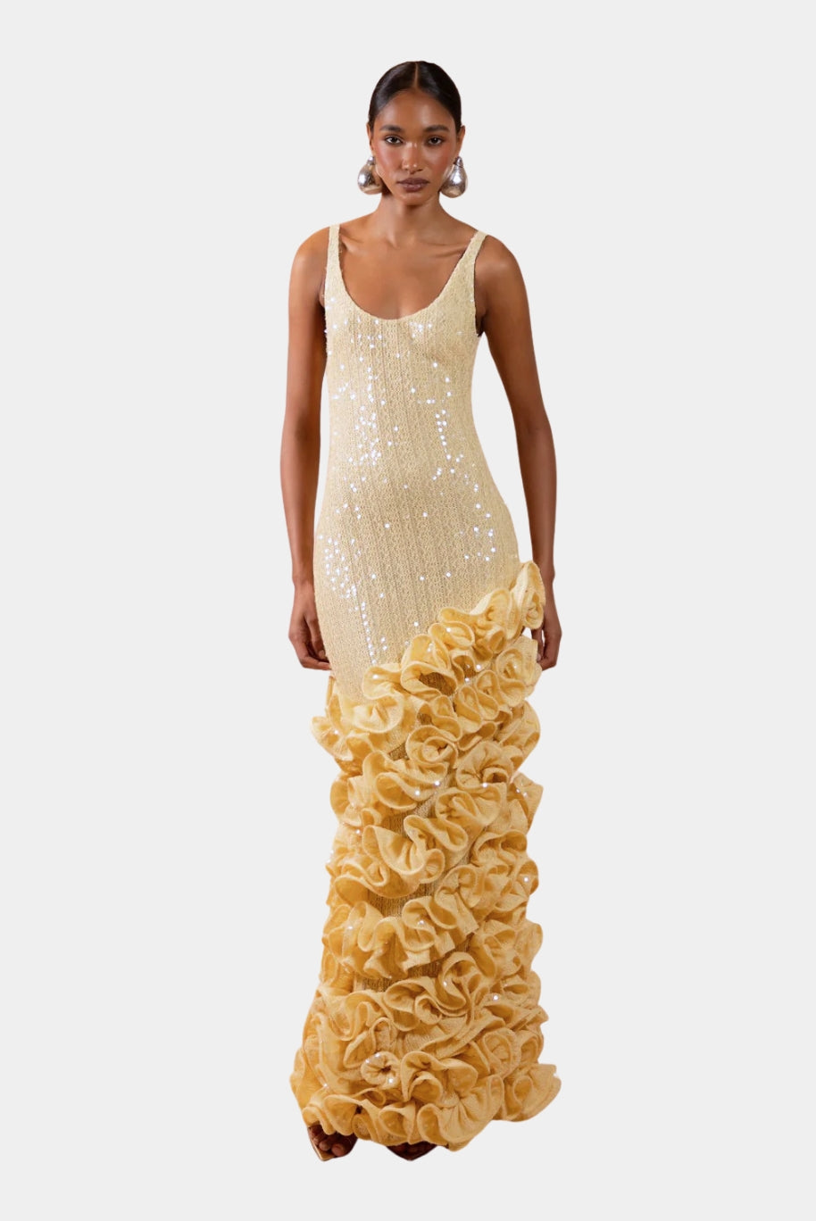 Vestido de Festa Midi Iara Crochê