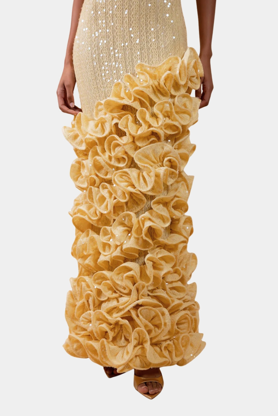 Vestido de Festa Midi Iara Crochê
