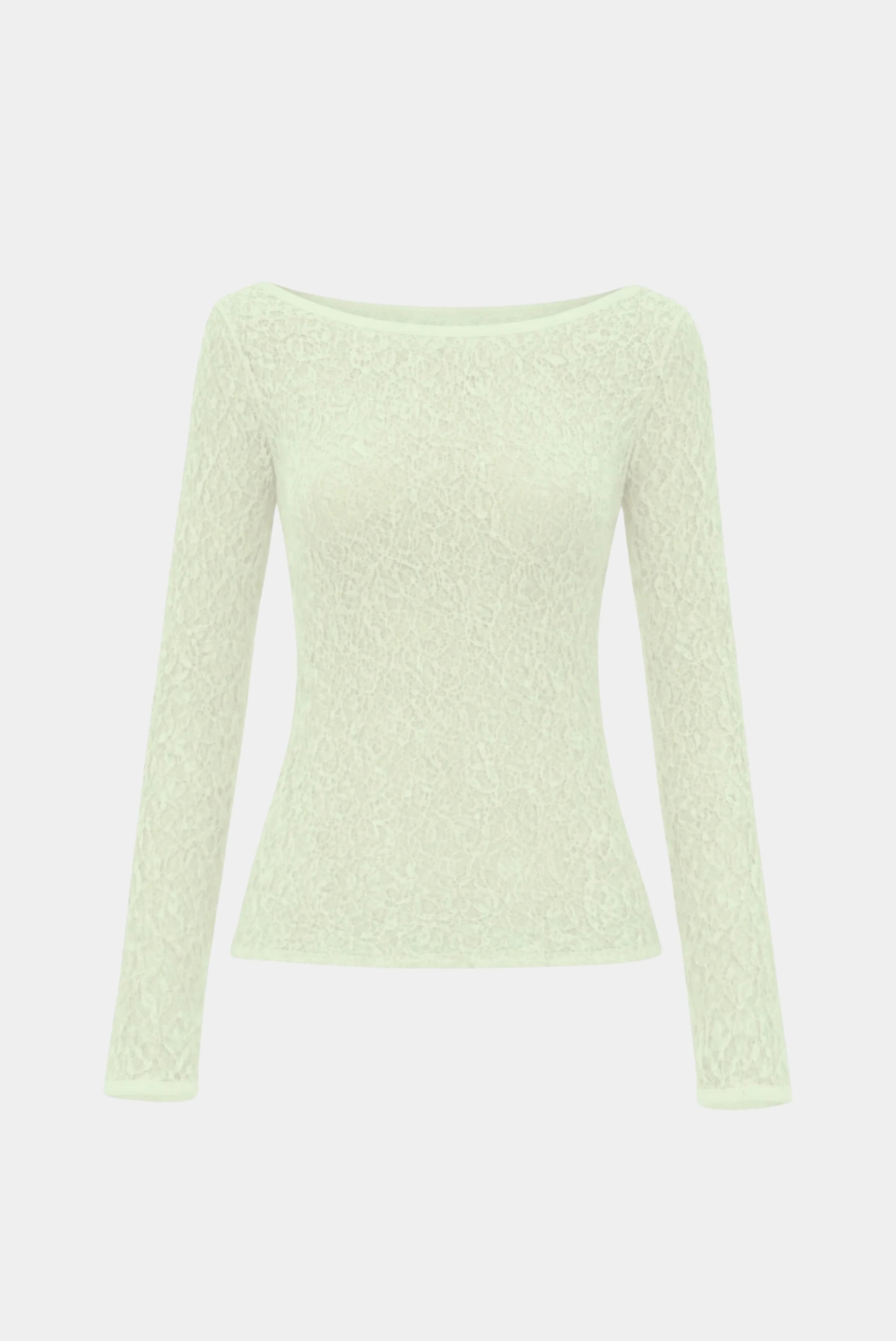 Blusa em Renda Manga Longa Lexy