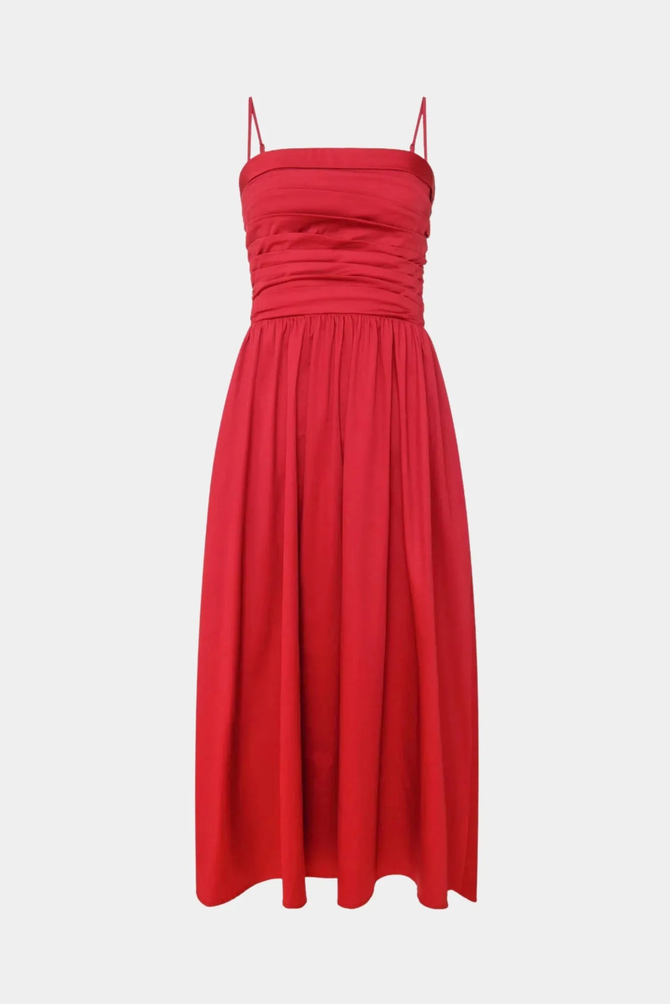 Vestido Midi Drapeado Sophie