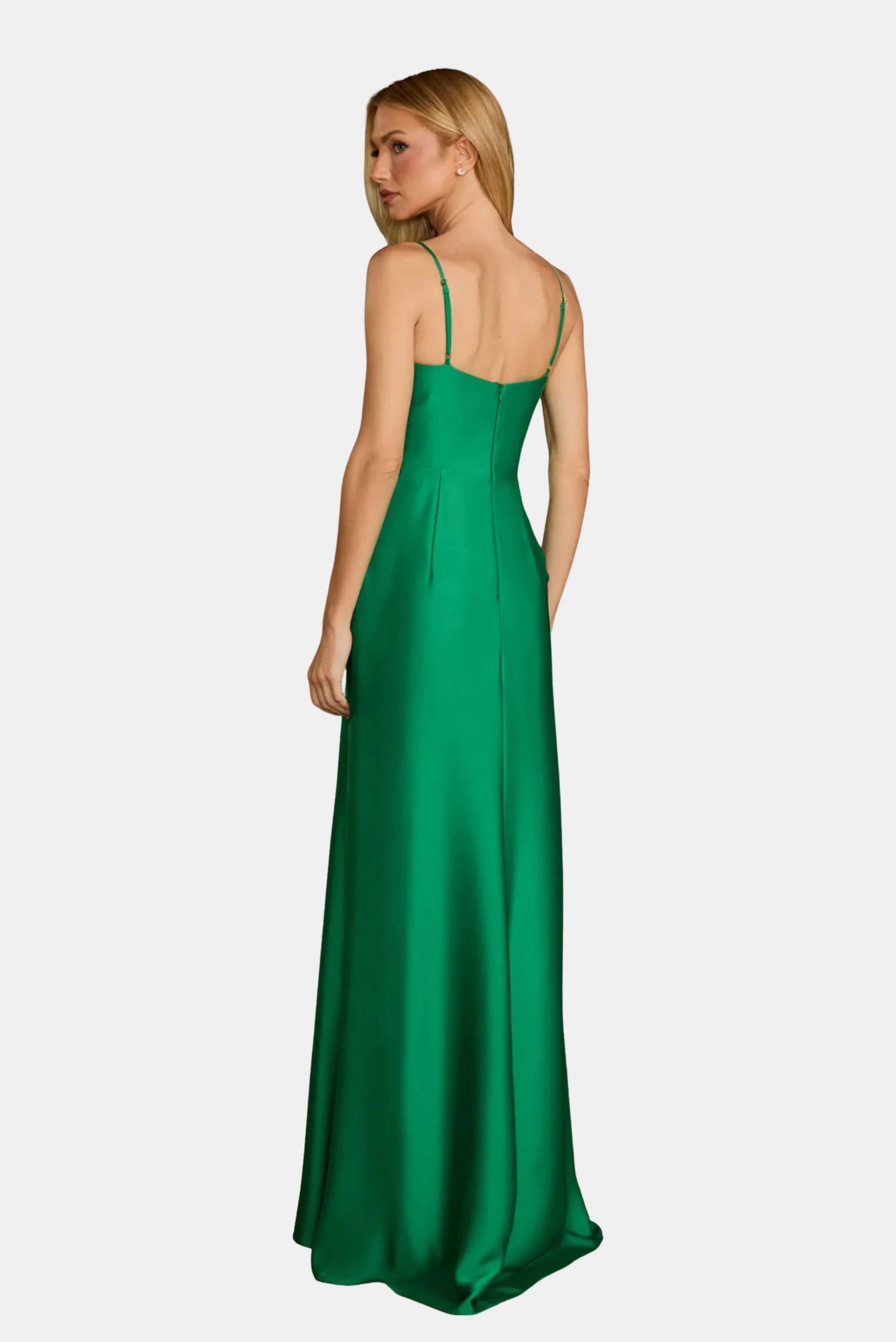 Vestido Longo Clarissa Cetim