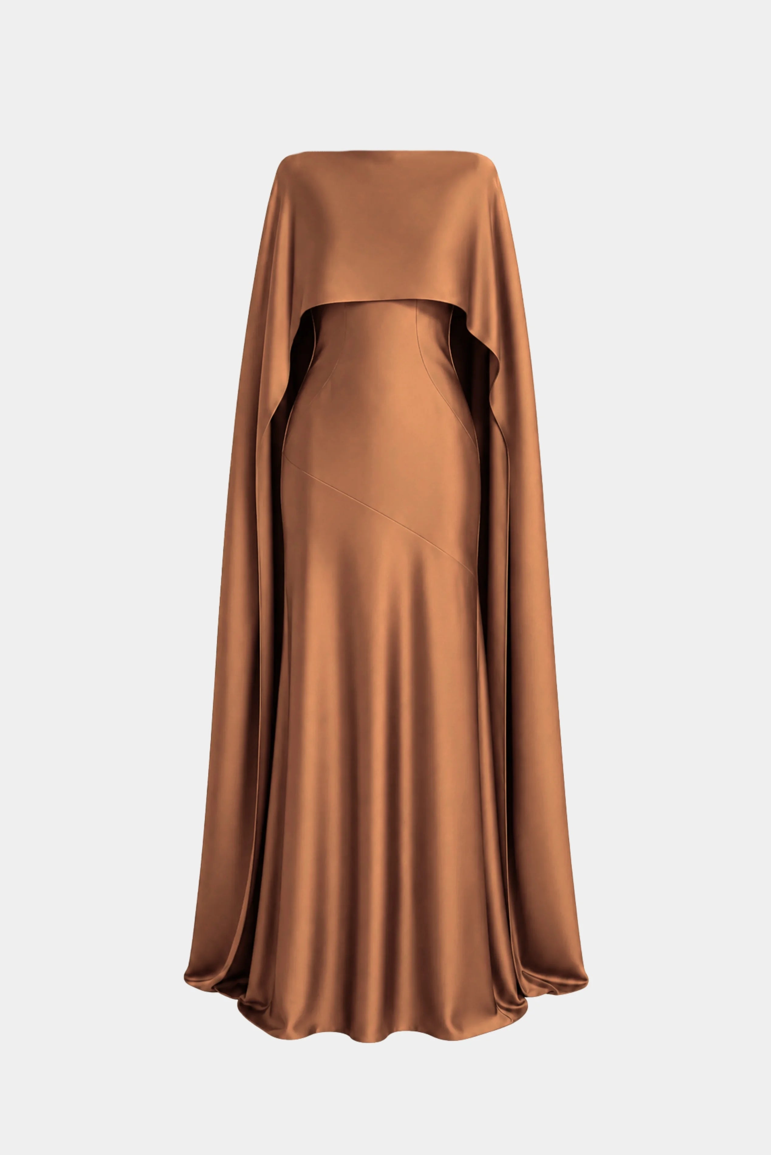 Vestido Longo Clarissa Cetim