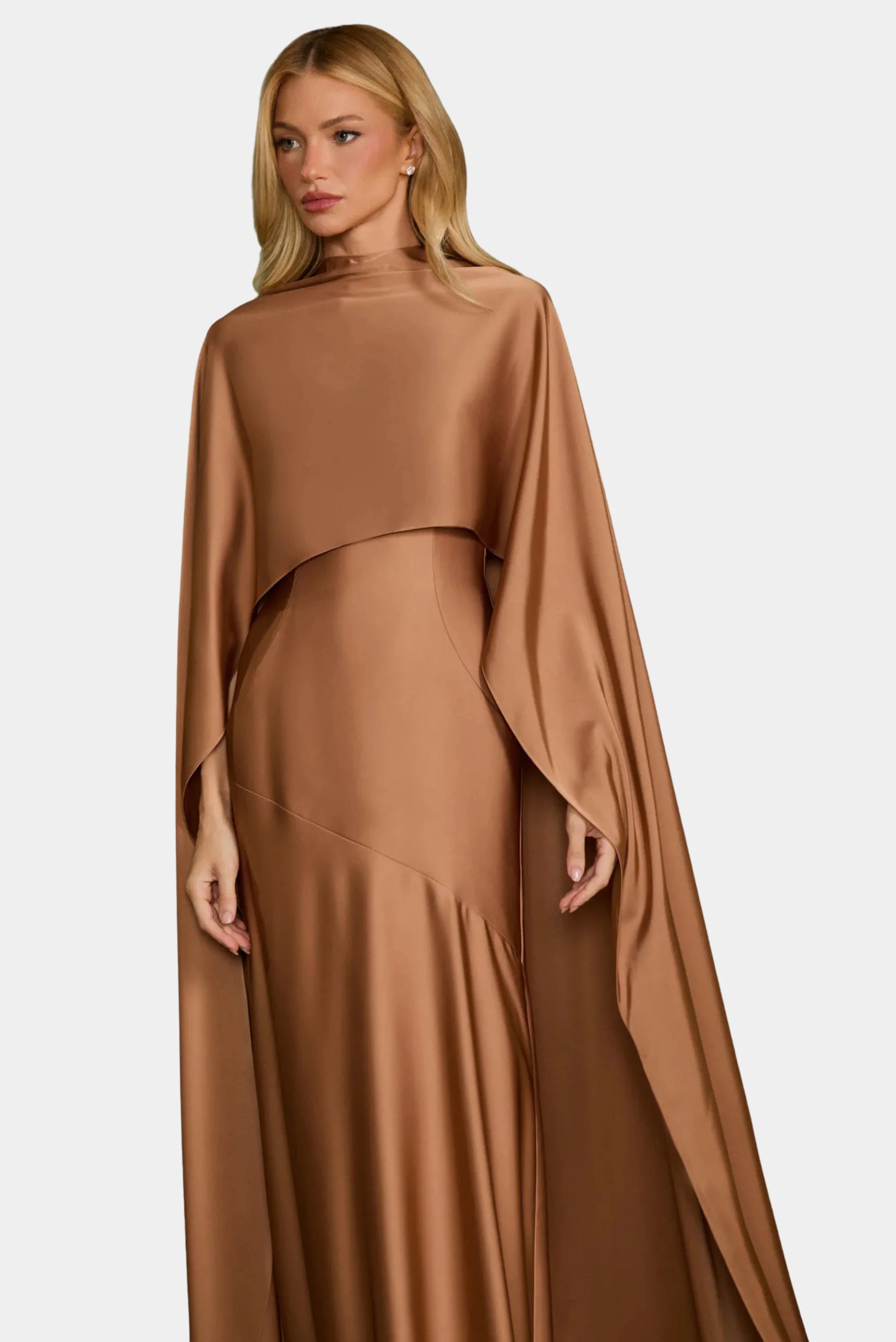 Vestido Longo Clarissa Cetim