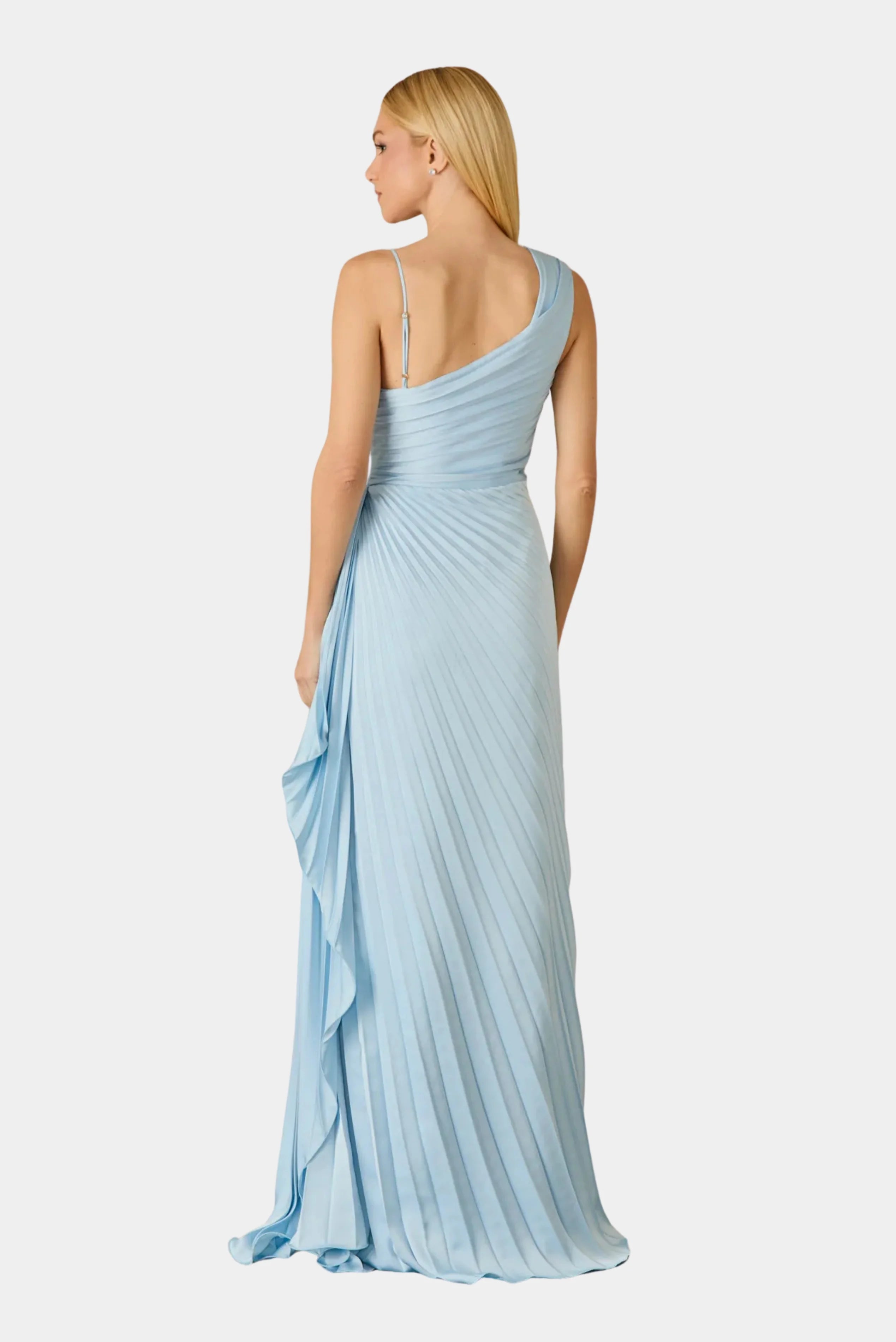 Vestido Longo Cecilia Plissado