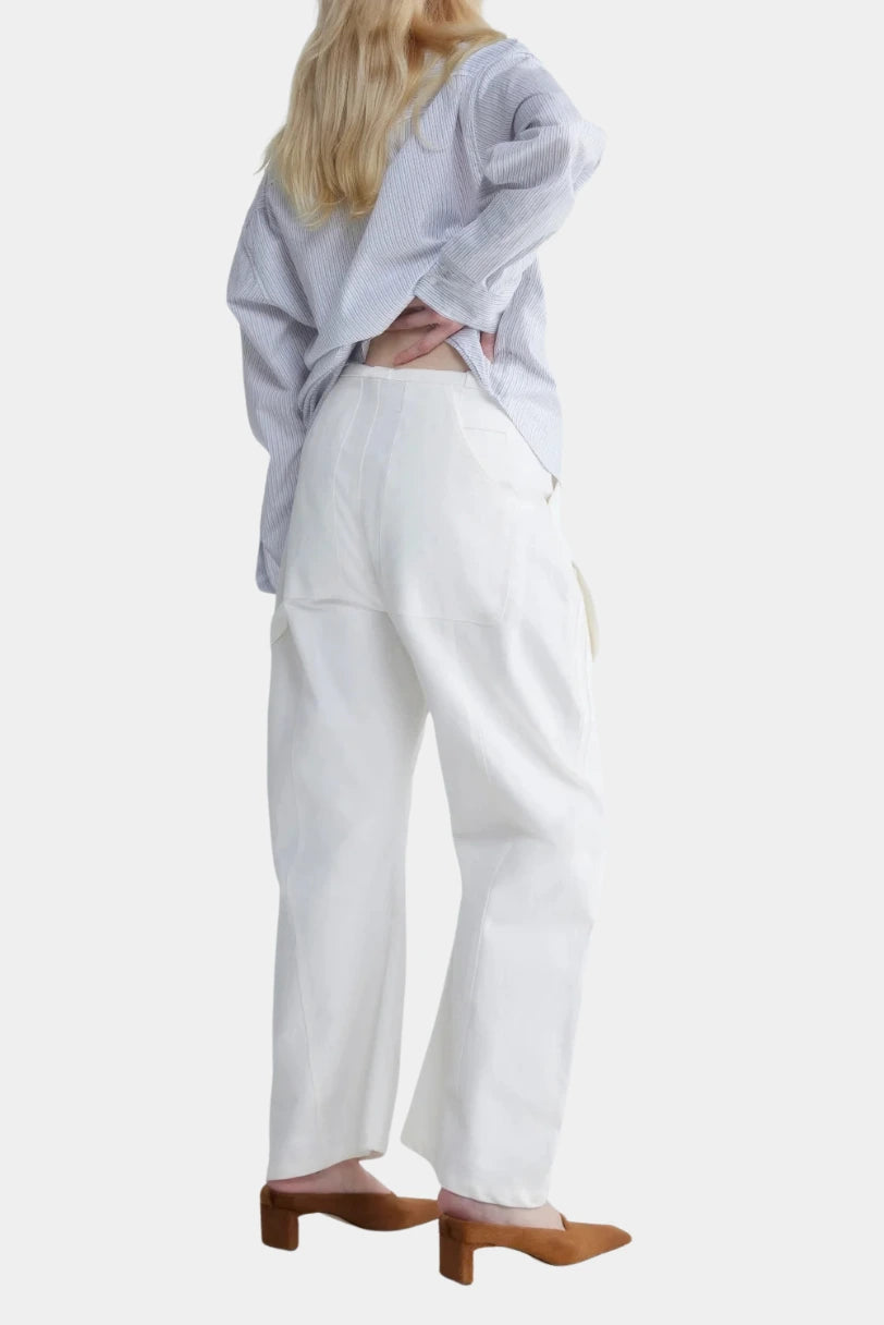 Calca Rift Francesca off white vista de costas