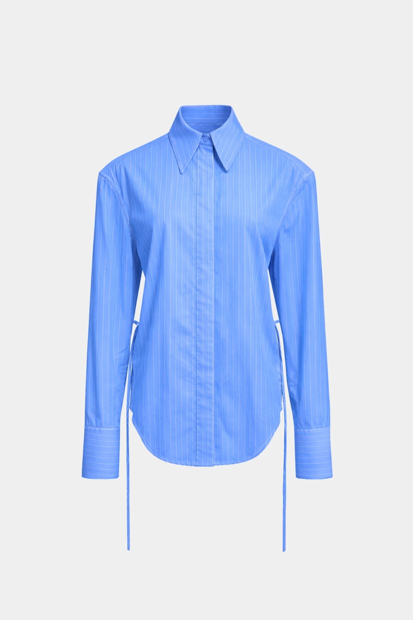 Camisa Listrada em Tricoline Augusta