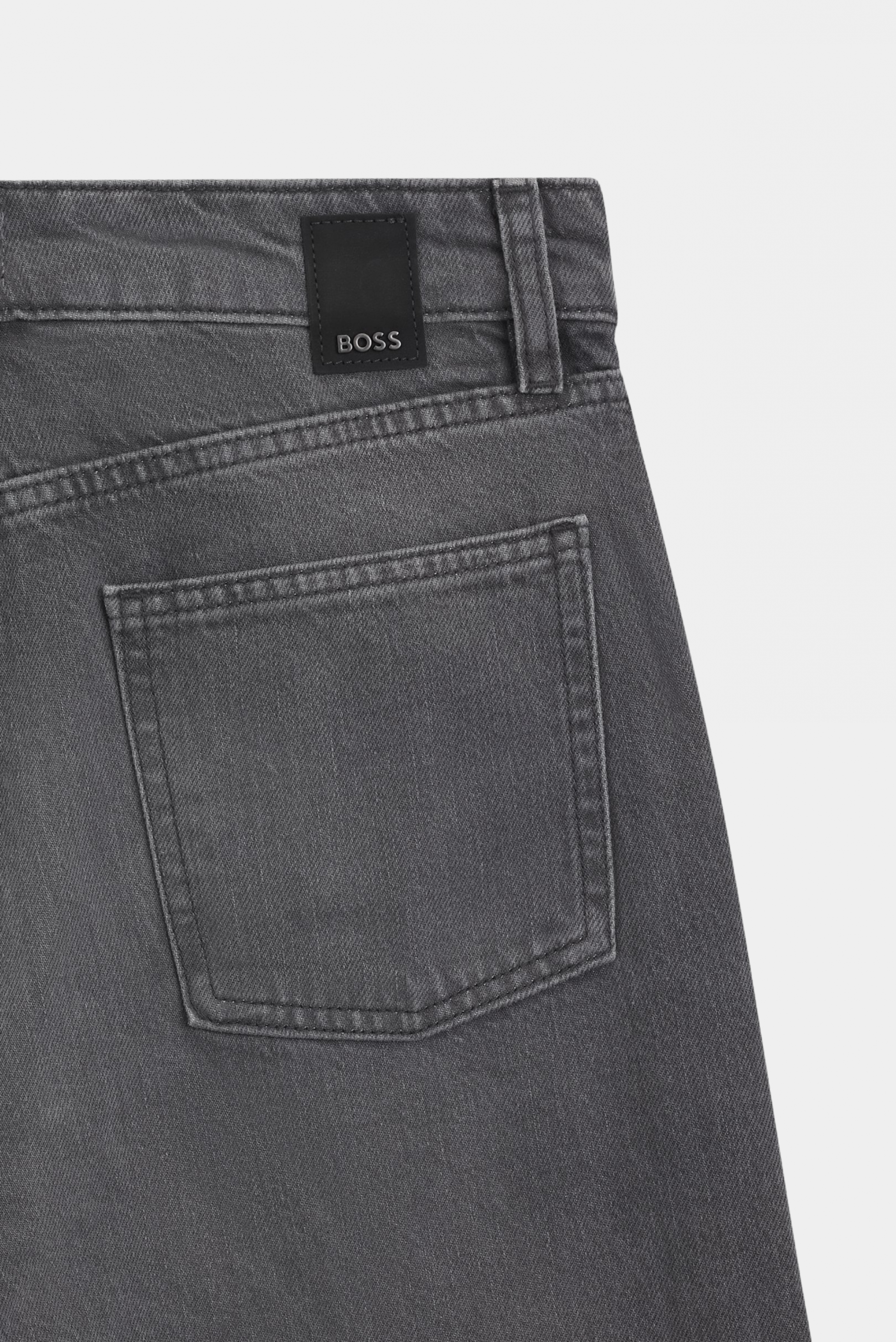Bolso traseiro da Calça Jeans Crossroad Hugo Boss em denim cinza