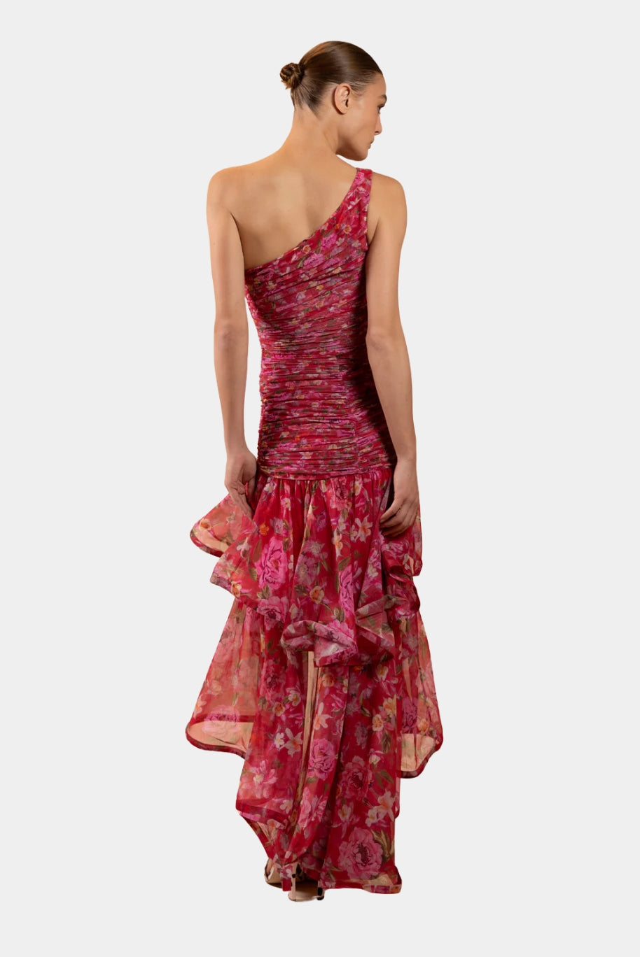 Vestido de Festa Longo Floral