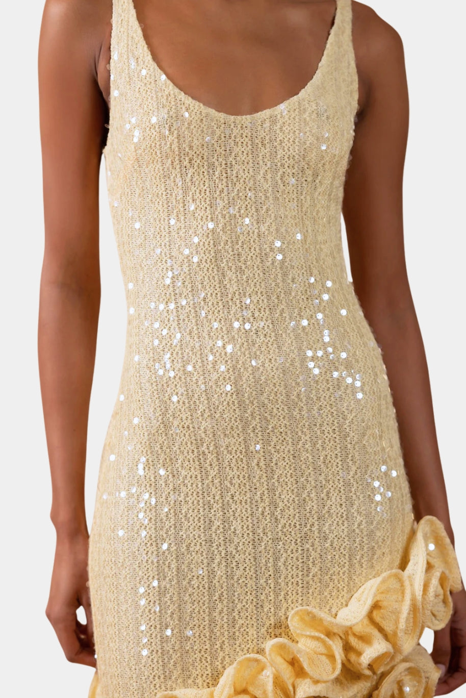 Vestido de Festa Midi Iara Crochê