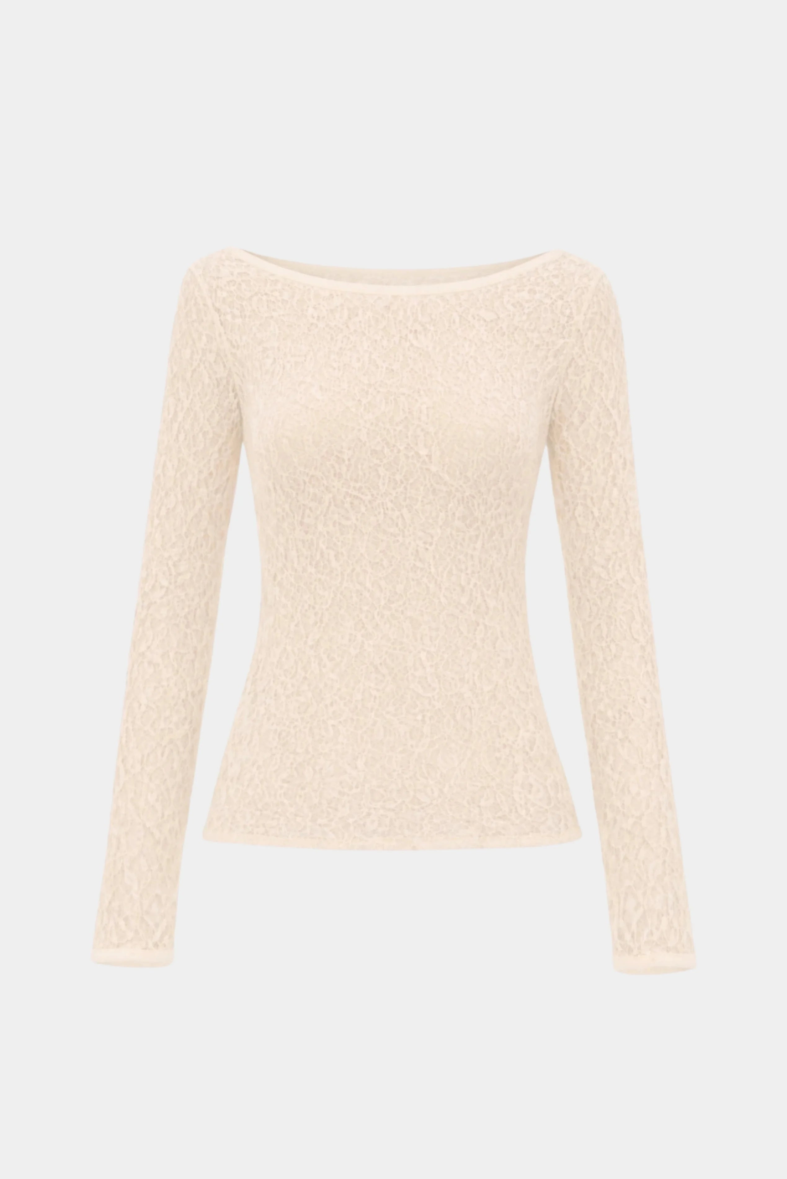 Blusa em Renda Manga Longa Lexy