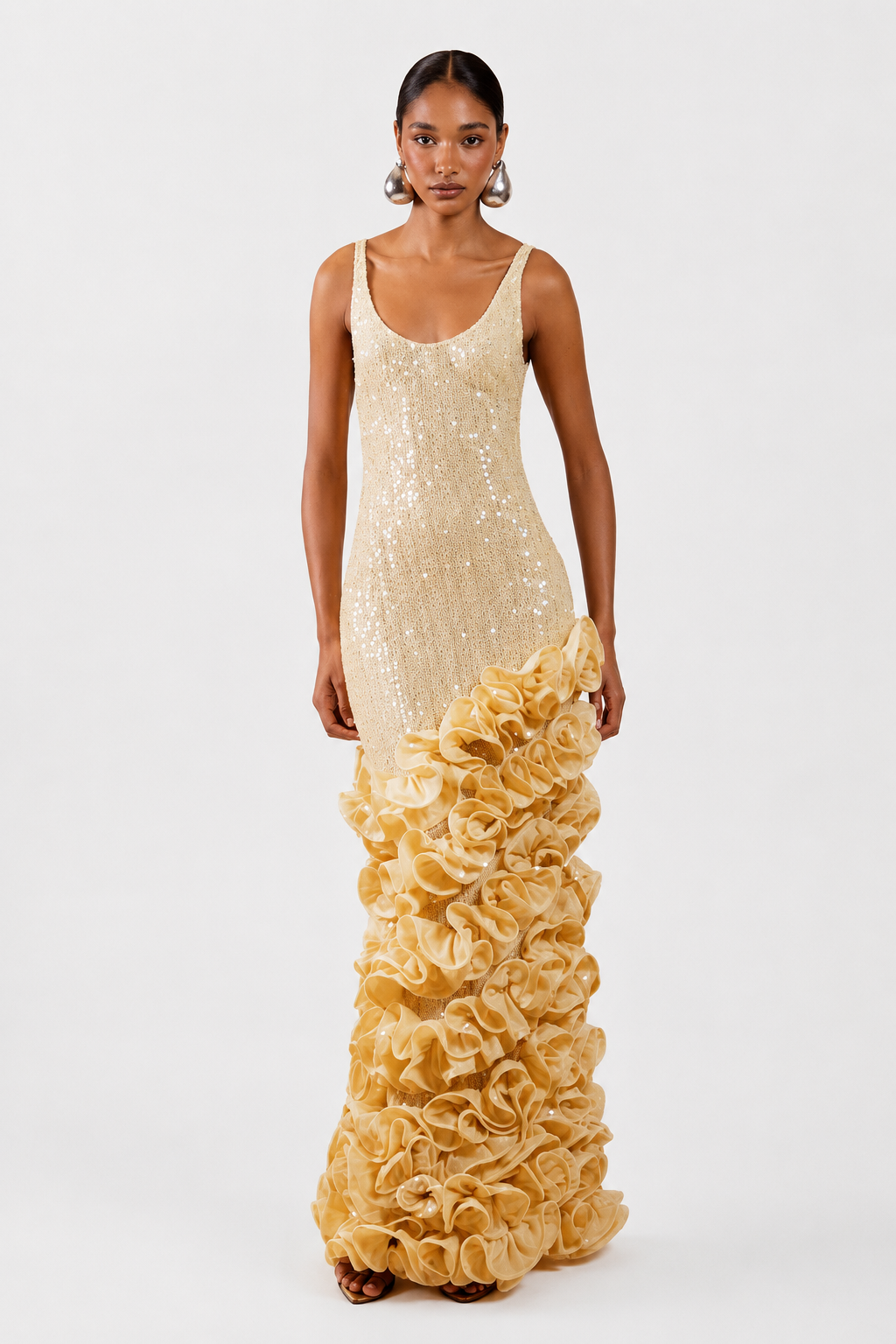 Vestido de Festa Midi Iara Crochê