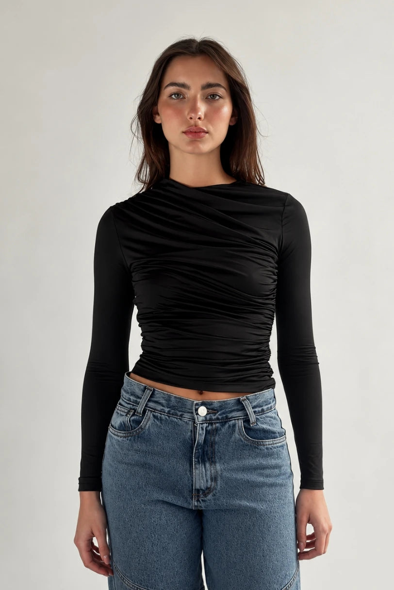 Blusa Drapeada Cora